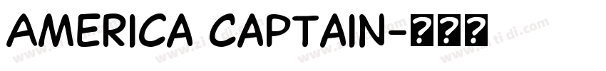 America Captain字体转换
